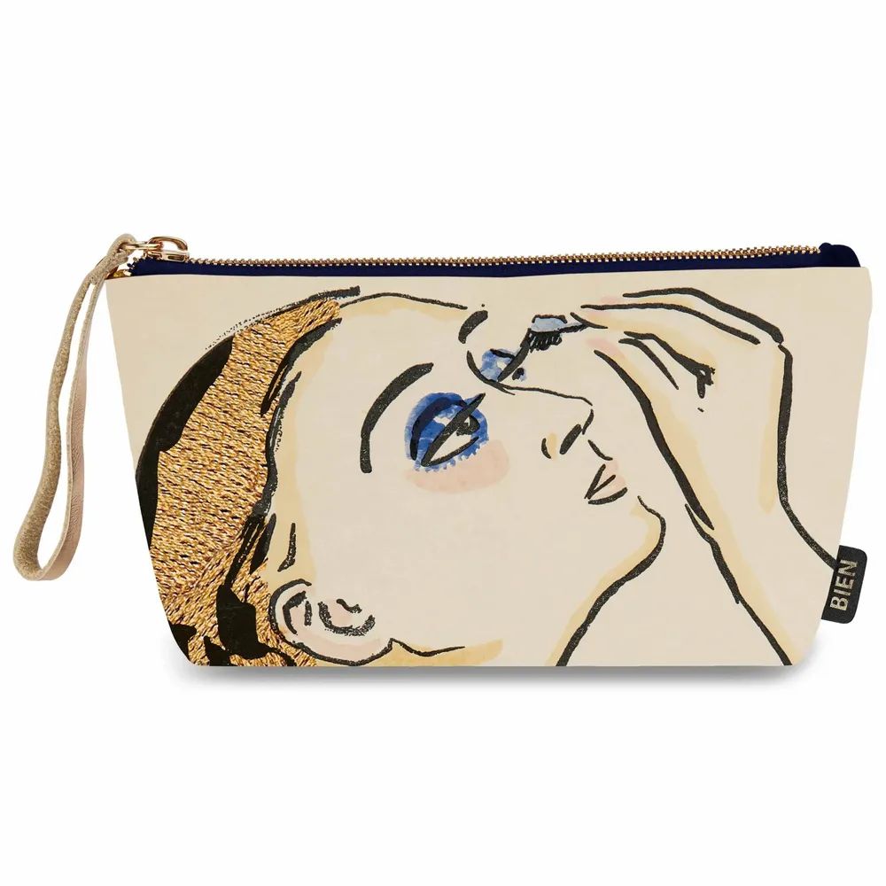 Pochettes - Pochette en velours et nylon satiné avec œuvres d'art - BIEN MOVES