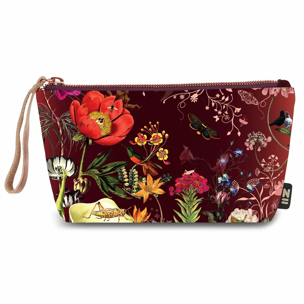 Pochettes - Pochette en velours et nylon satiné avec œuvres d'art - BIEN MOVES