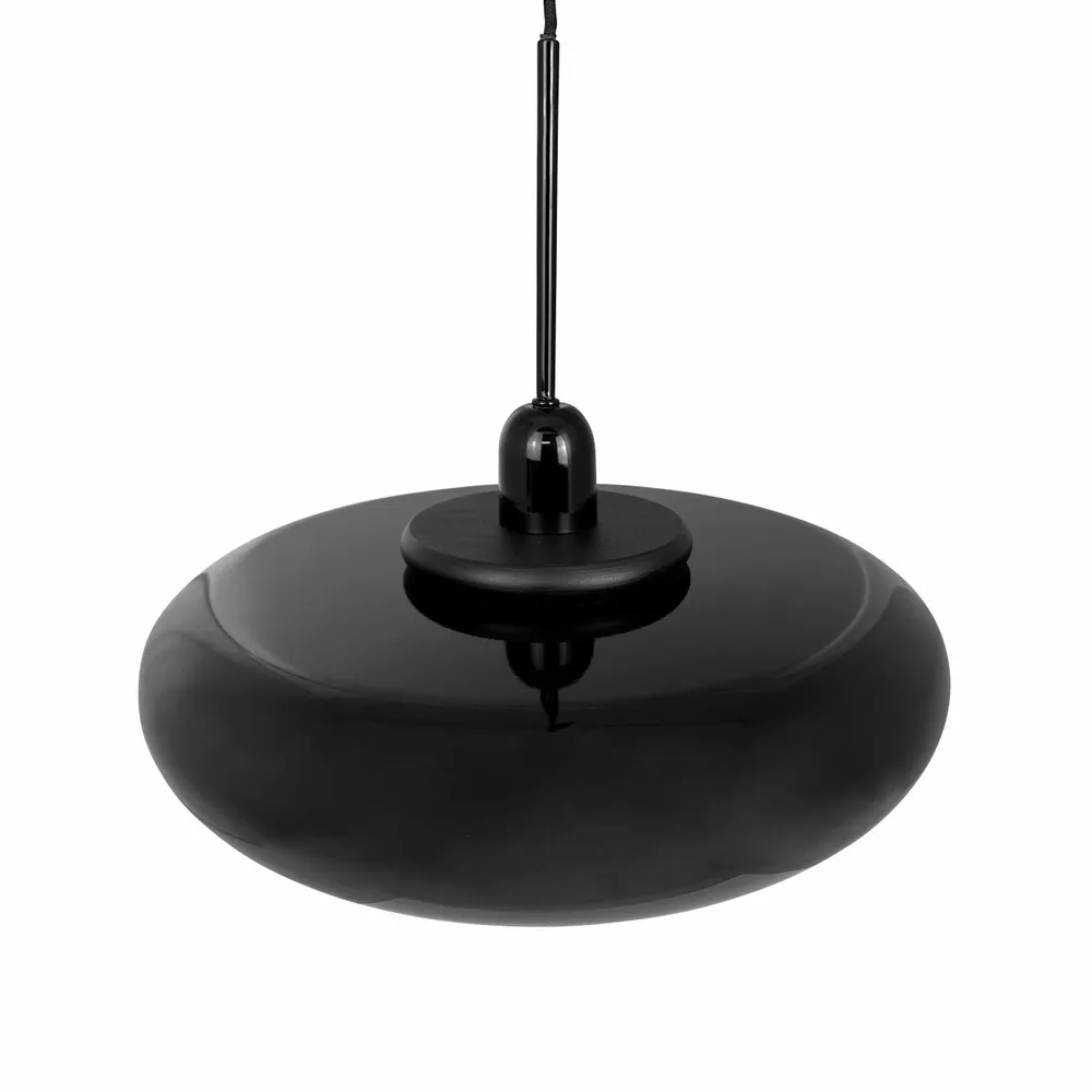 Suspensions - Pendentif Planet noir brillant avec suspension noire - DYBERG LARSEN