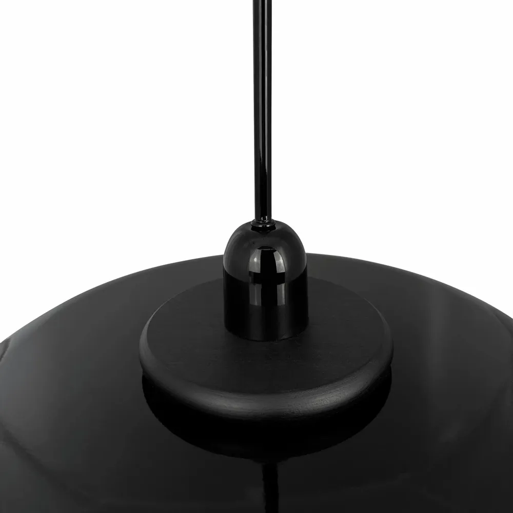 Suspensions - Pendentif Planet noir brillant avec suspension noire - DYBERG LARSEN