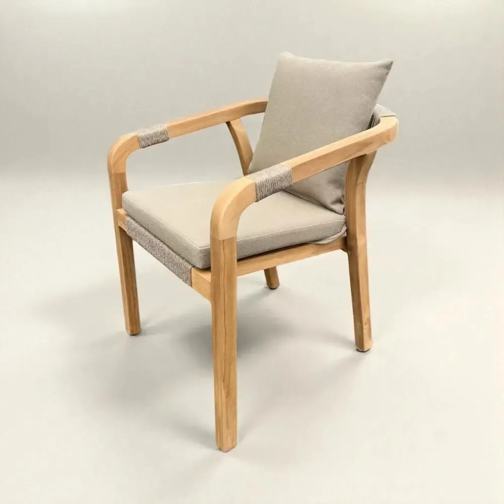 Chairs - Grade A teak outdoor armchair - CHT14 - BALINAISA