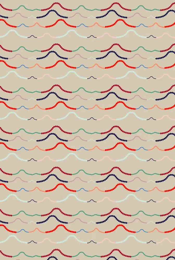 Design textile et surface - #665 – Horizon de Perles - DBPRINTS