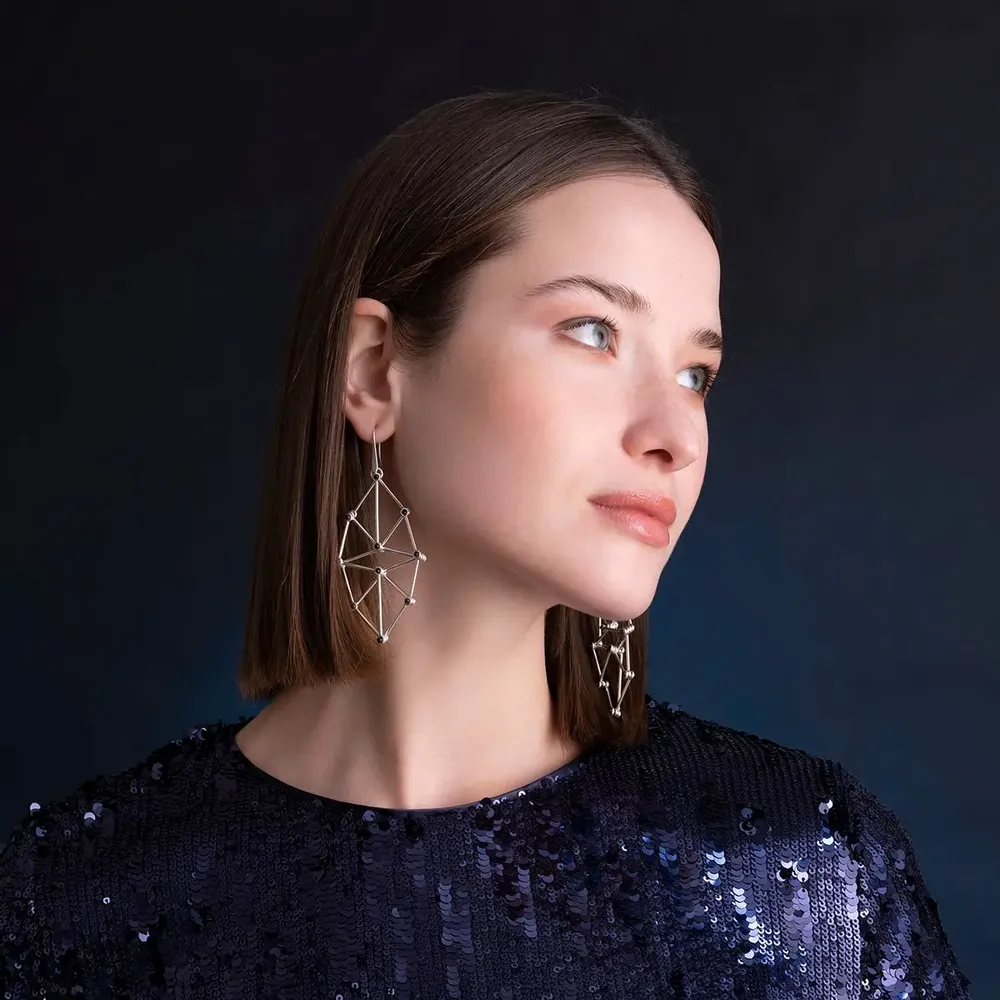 Jewelry - Web earrings - C.KARAKALPAKI