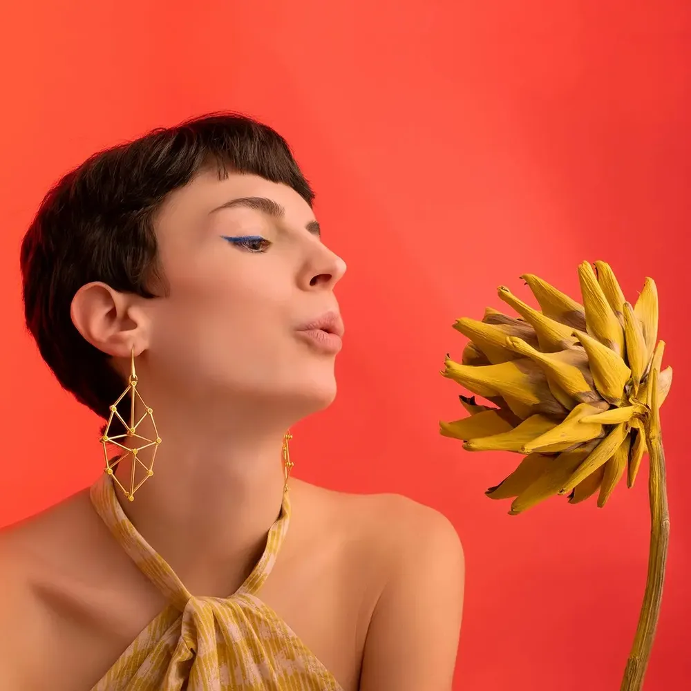 Jewelry - Web earrings - C.KARAKALPAKI