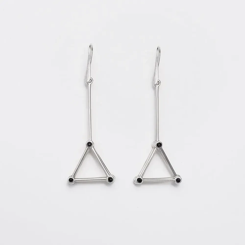 Jewelry - Triangle earrings - C.KARAKALPAKI