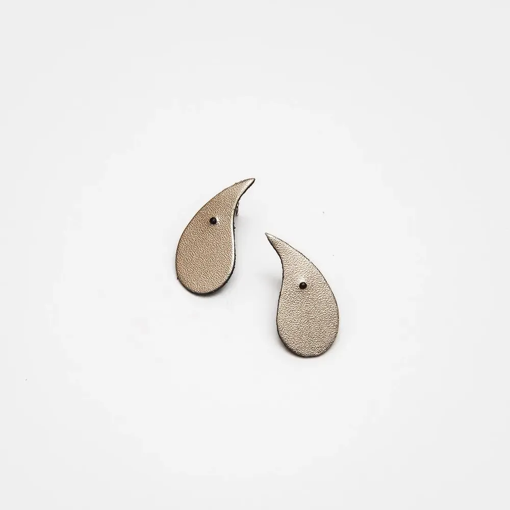 Leather goods - Drop Earrings - short - C.KARAKALPAKI