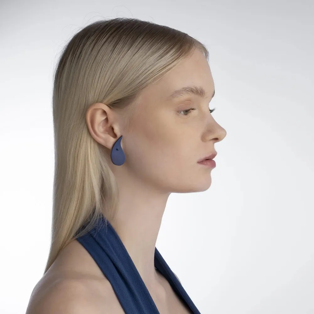 Leather goods - Drop Earrings - short - C.KARAKALPAKI