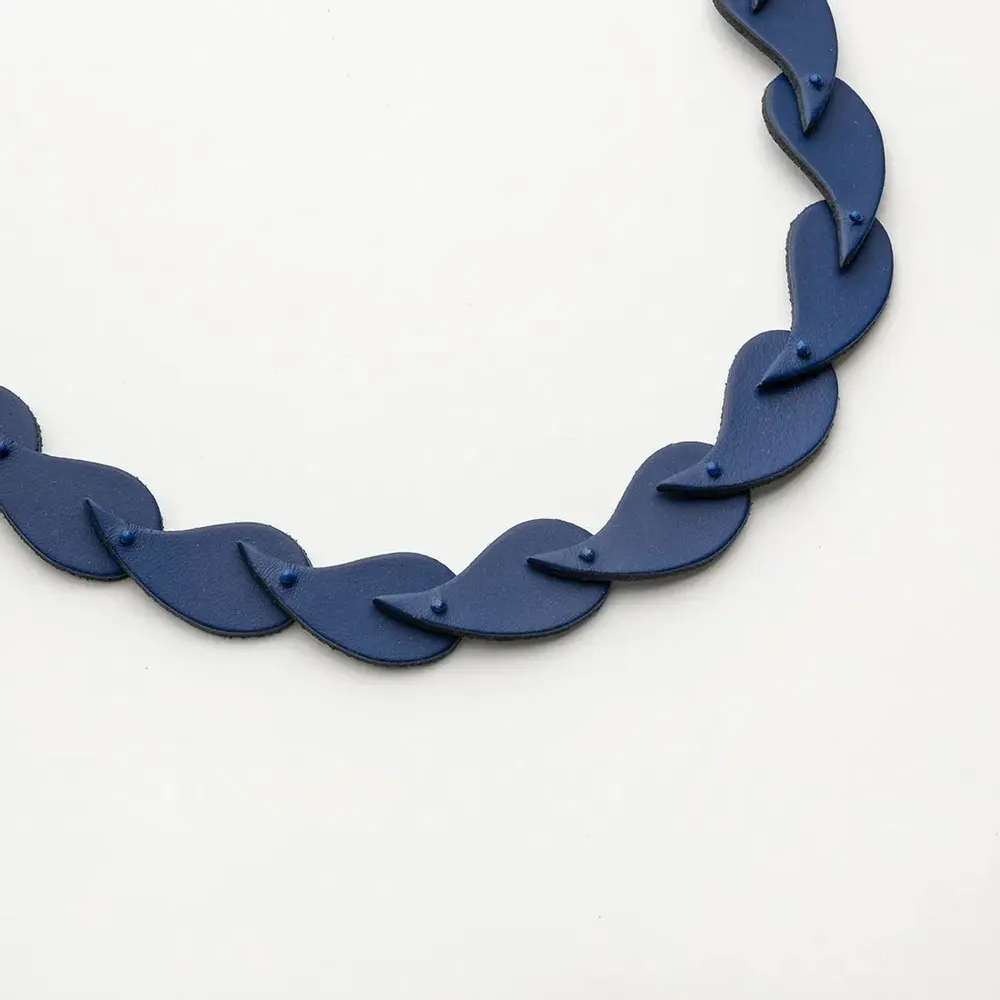 Leather goods - Drop Necklace - C.KARAKALPAKI