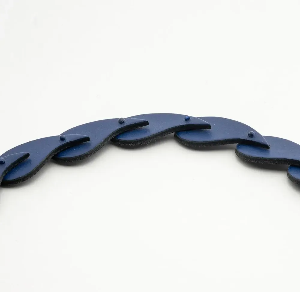 Leather goods - Drop Necklace - C.KARAKALPAKI