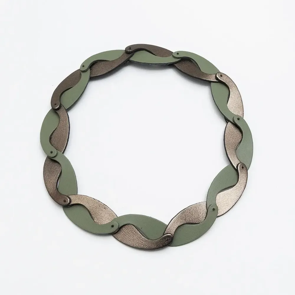 Leather goods - Yin Yang Necklace - C.KARAKALPAKI