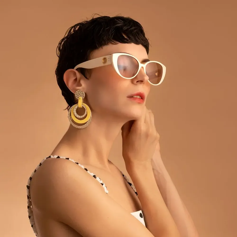 Jewelry - Concentric Circles Earrings - C.KARAKALPAKI