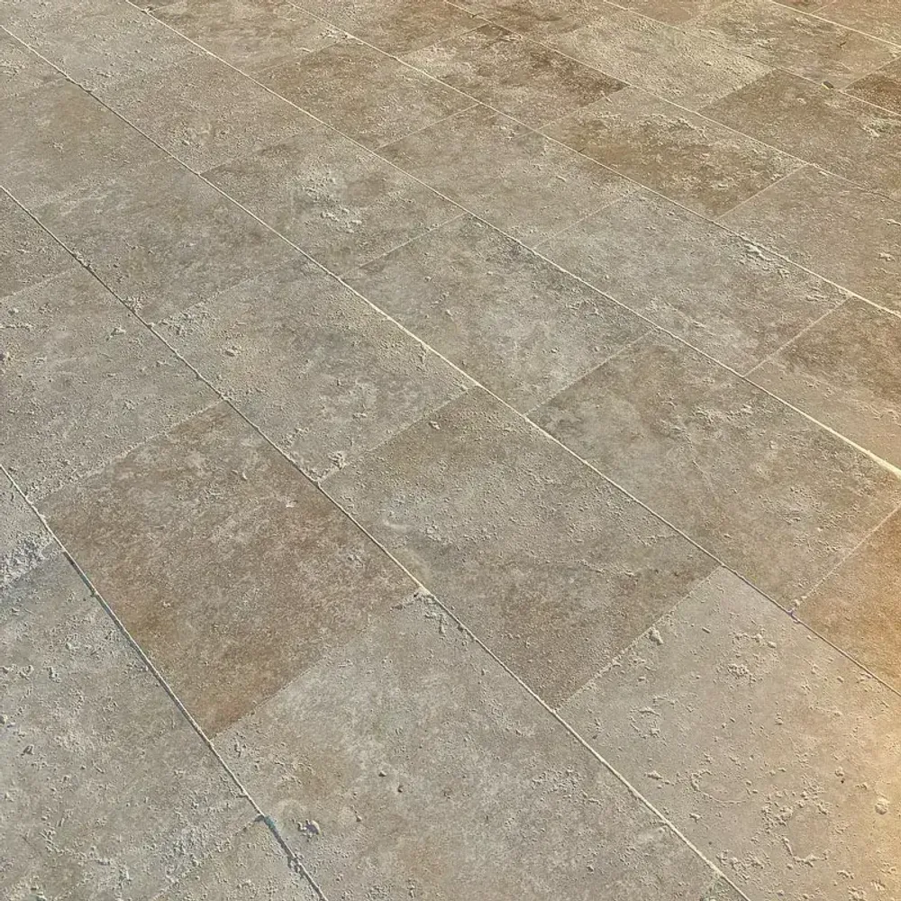 Indoor floor coverings - Second Choice Travertine Tile (Natural) - 61cm x 40.6cm, 1.2cm - LIGERIO