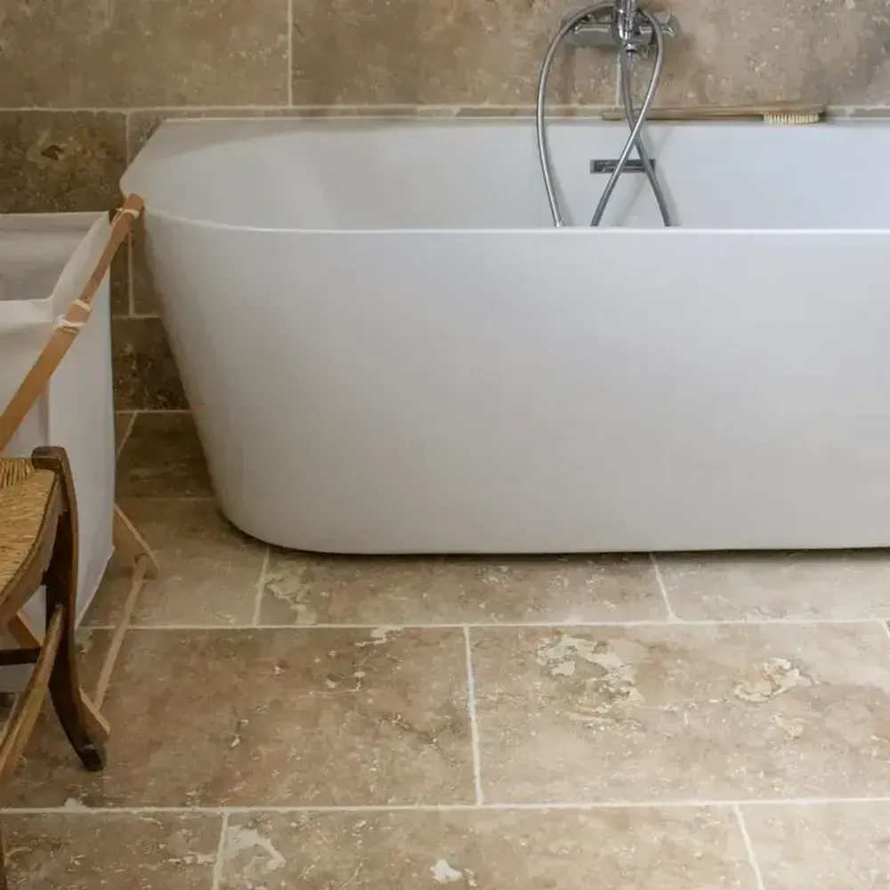 Indoor floor coverings - Travertine tiling first choice mix (Sold per m²) - LIGERIO