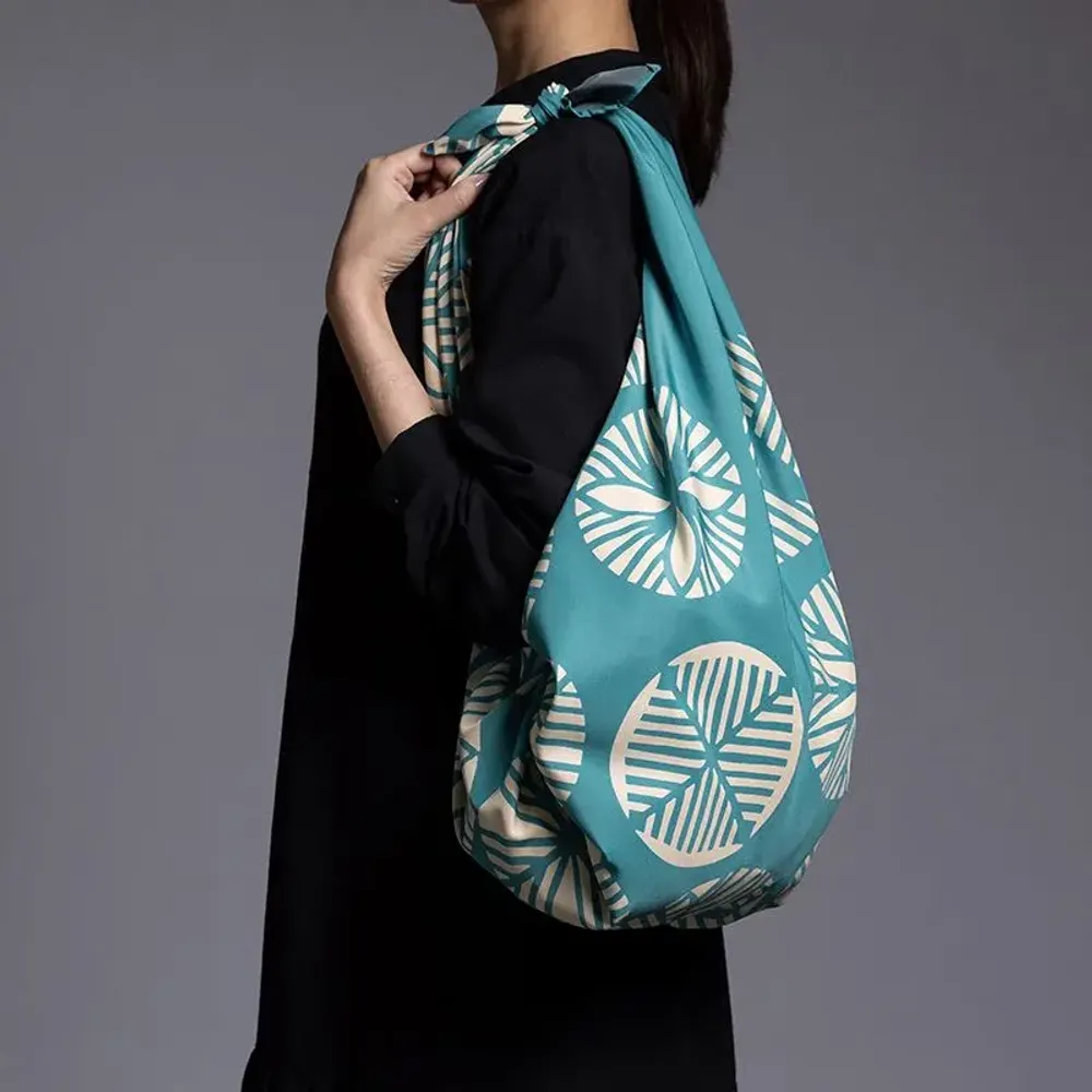 Bags and totes - Water-repellent Reversible | Isa monyo 100cm Furoshiki - MUSUBI