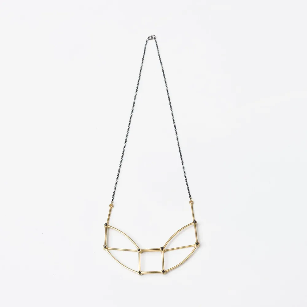 Bijoux - Collier architectural - Chaîne en argent - C.KARAKALPAKI