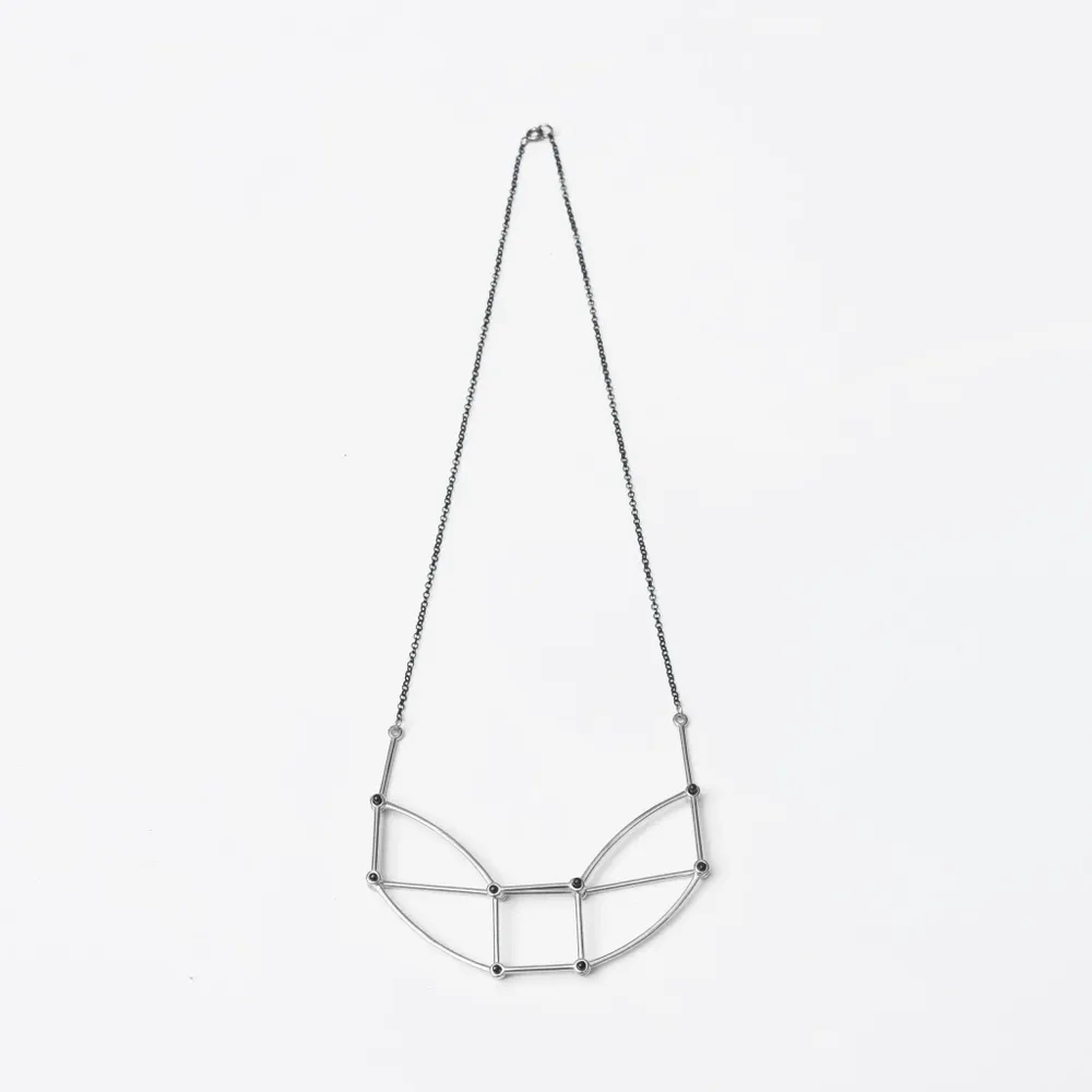 Bijoux - Collier architectural - Chaîne en acier inoxydable - C.KARAKALPAKI