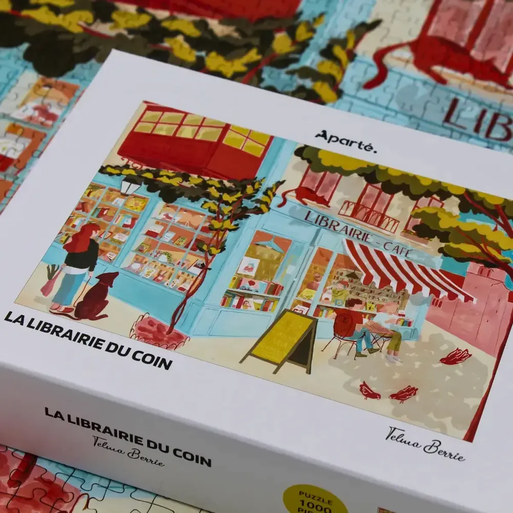 Papeterie - Puzzle 1000 pièces : La Librairie du coin - APARTÉ