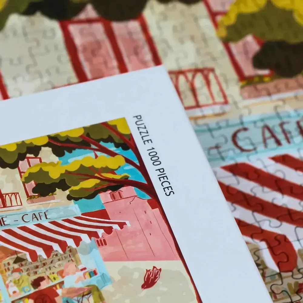 Papeterie - Puzzle 1000 pièces : La Librairie du coin - APARTÉ