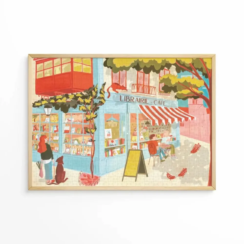 Papeterie - Puzzle 1000 pièces : La Librairie du coin - APARTÉ
