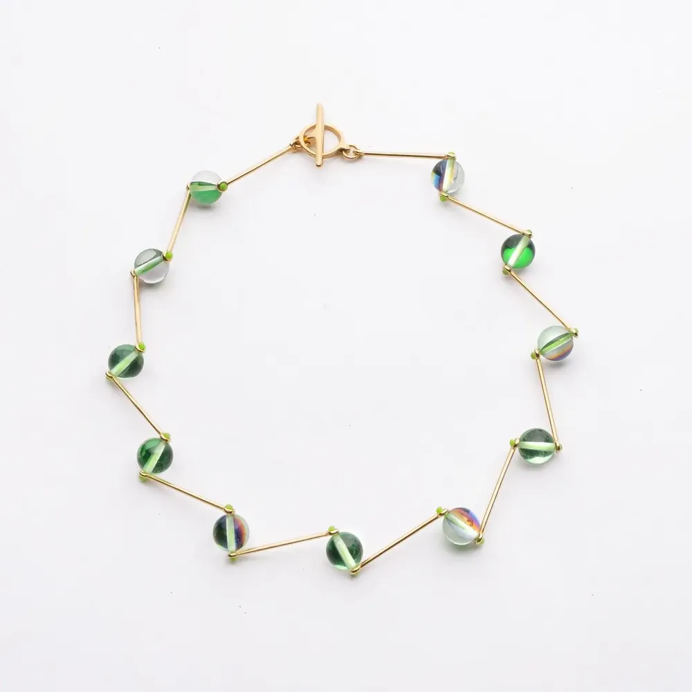 Bijoux - Collier Spectrolite - C.KARAKALPAKI