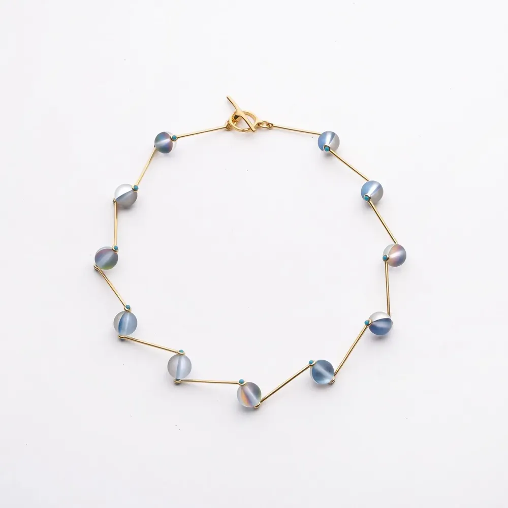 Bijoux - Collier Spectrolite - C.KARAKALPAKI