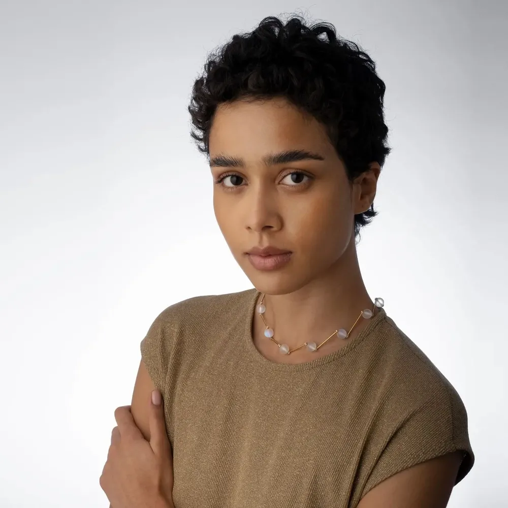 Bijoux - Collier Spectrolite - C.KARAKALPAKI