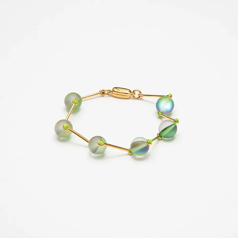 Bijoux - Bracelet en spectrolite - C.KARAKALPAKI