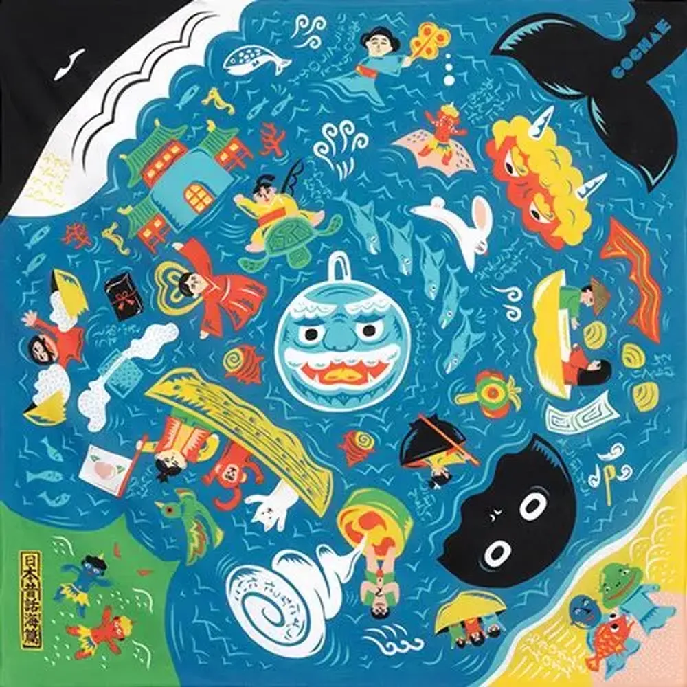 Children's arts and crafts - COCHAE musubi | Yokai : The Monsters' Night Parade Black 70cm - MUSUBI