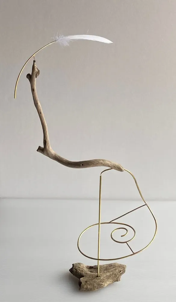 Sculptures, statuettes et miniatures - stones, leaves and feathers - KEIICHI SAITO BY ARTY ARTY