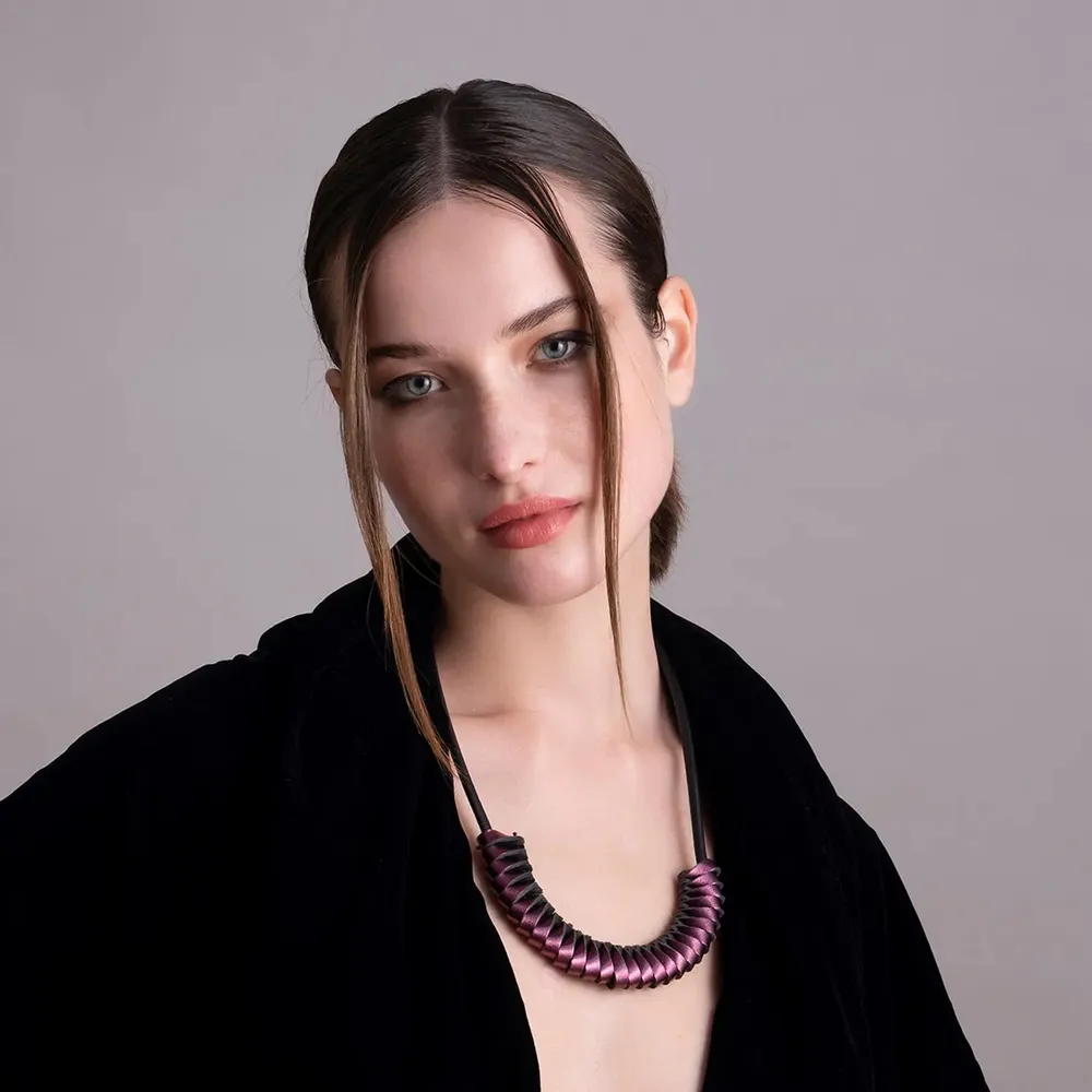 Leather goods - Half-flux Necklace Large - C.KARAKALPAKI