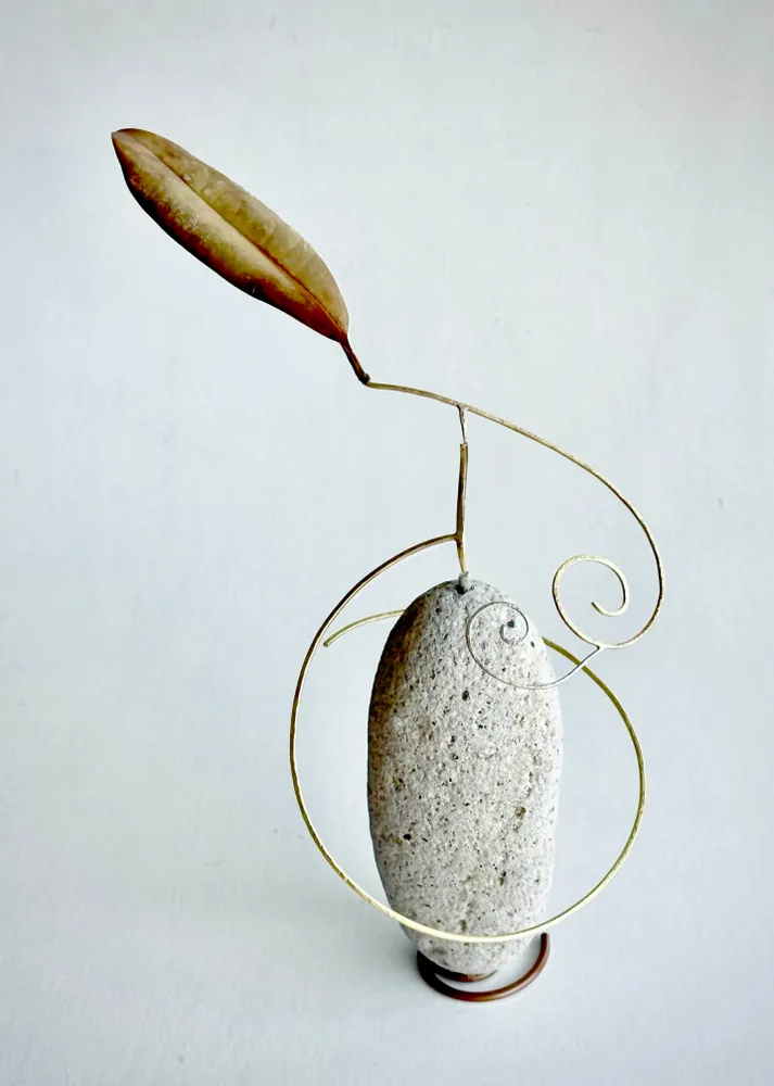 Sculptures, statuettes et miniatures - stones, leaves and feathers - KEIICHI SAITO BY ARTY ARTY