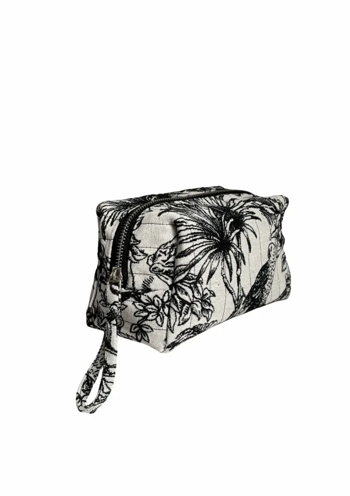 Accessoires de voyage - Petite trousse de toilette Safari noire - KHUS