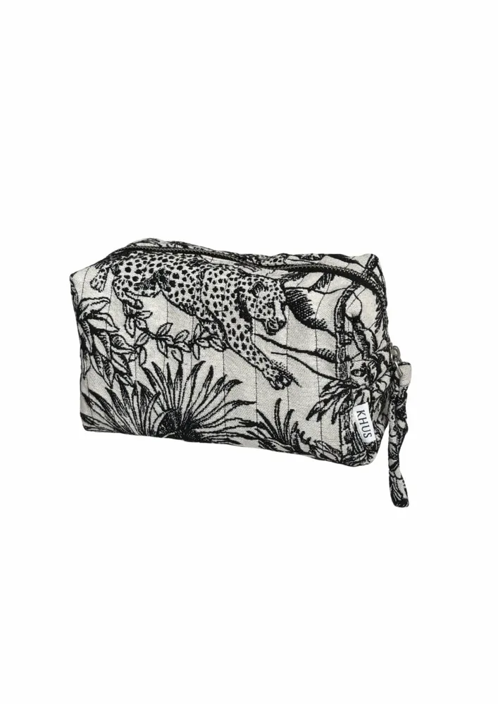 Accessoires de voyage - Petite trousse de toilette Safari noire - KHUS