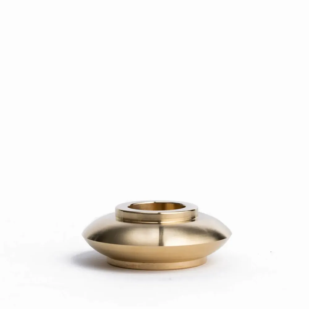 Decorative objects - PALACE candle holder - solid brass - MAISON PECHAVY