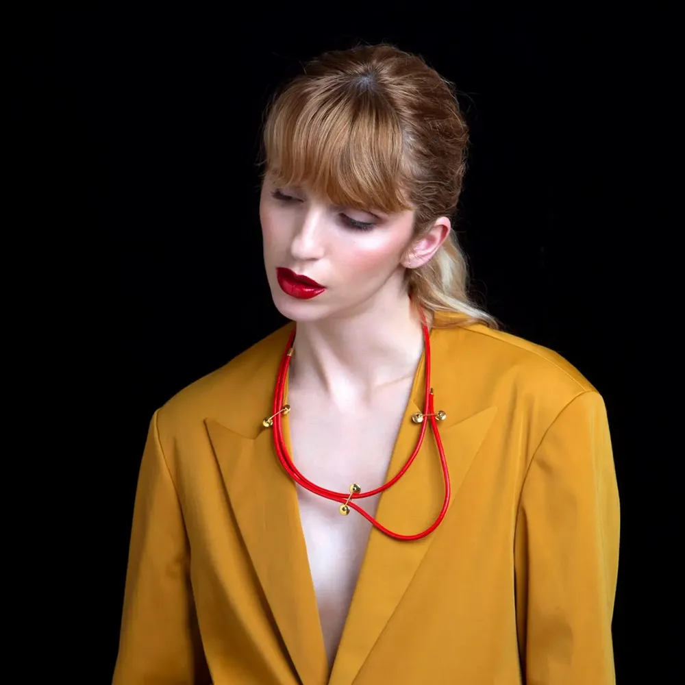 Petite maroquinerie - Collier Polyline - C.KARAKALPAKI