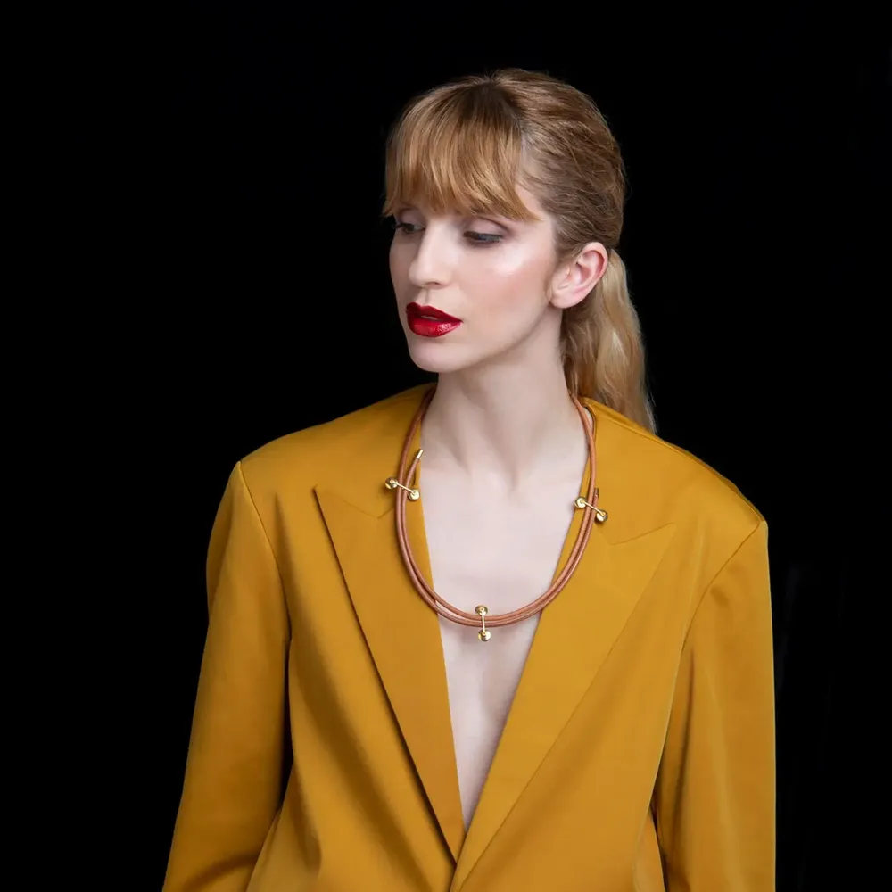 Petite maroquinerie - Collier Polyline - C.KARAKALPAKI