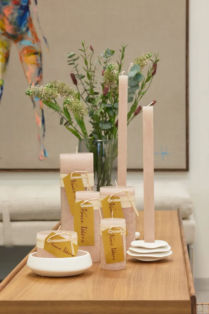 Objets design - Vance Kitira Bougies en bois - LÜBECH LIVING