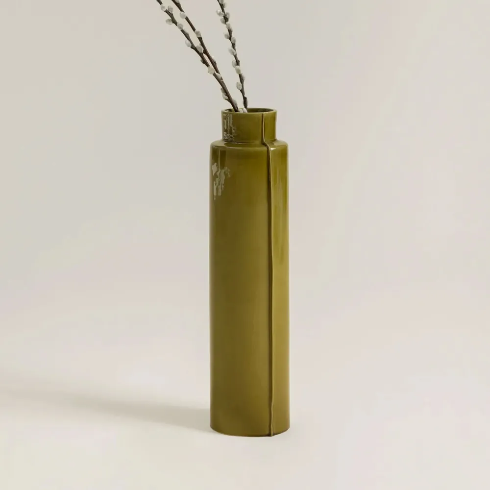 Vases - Vase Origine Petit modèle Olive Transparent - CHAROLLES