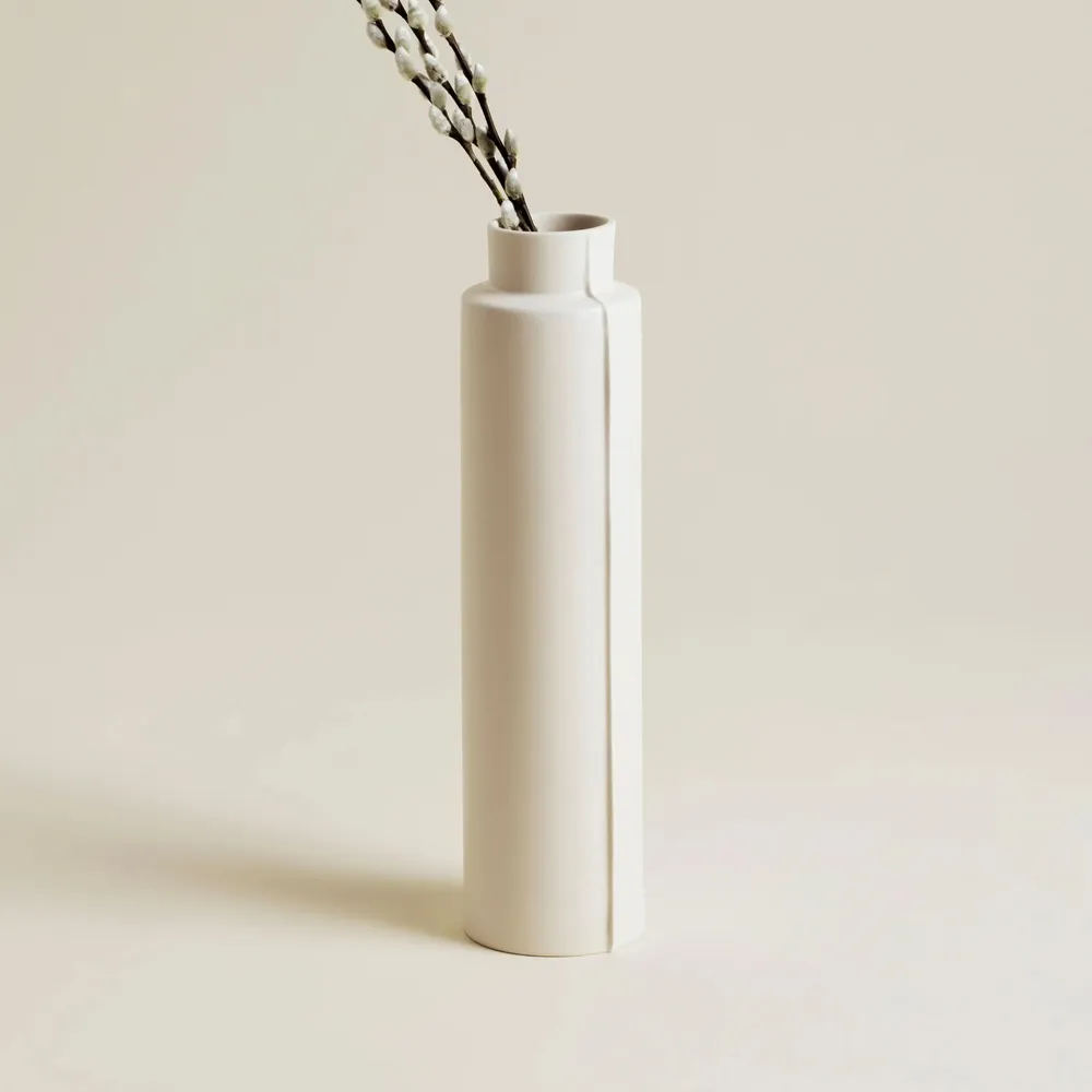 Vases - Vase Origine Small Model Matt White - CHAROLLES