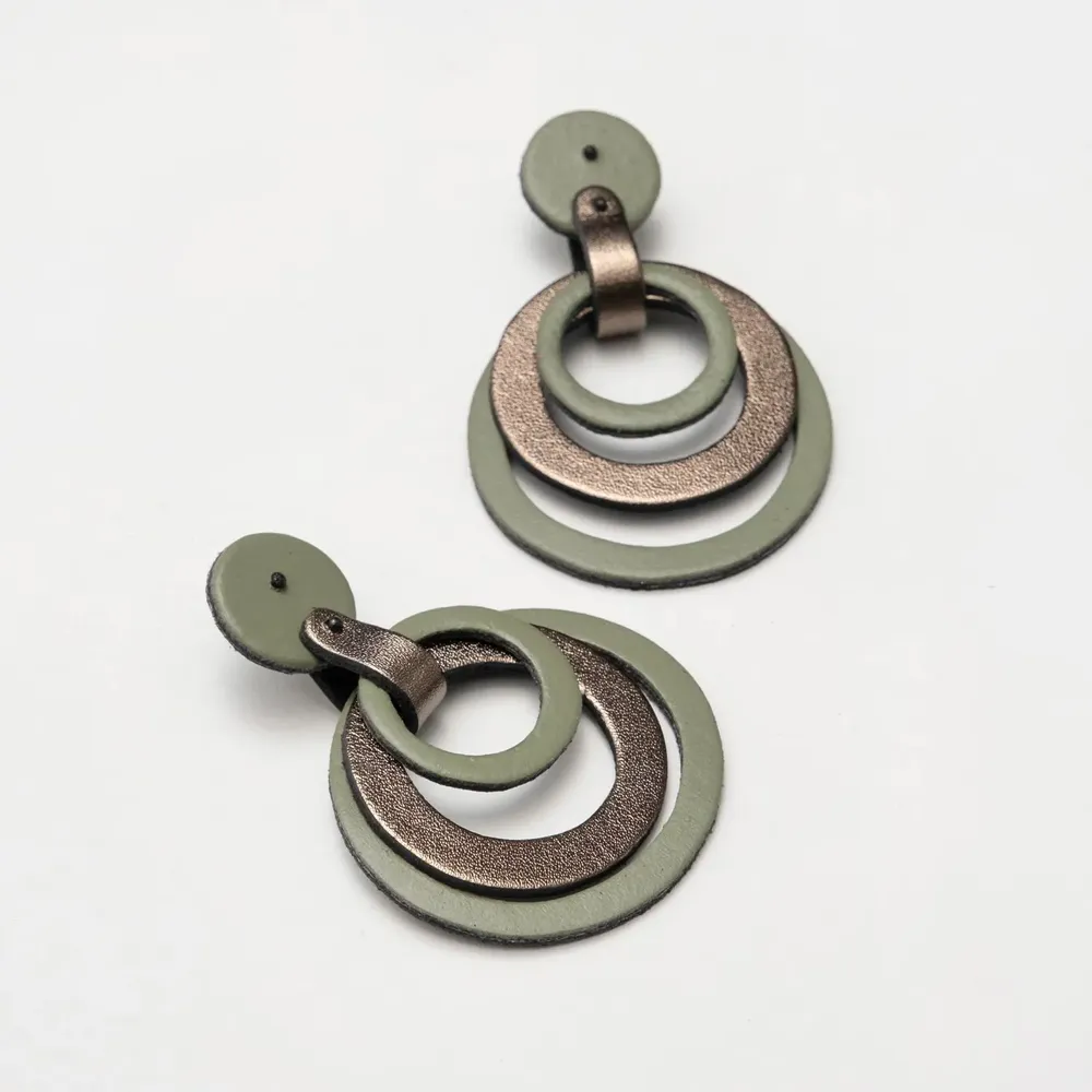 Jewelry - Concentric Circles Earrings - C.KARAKALPAKI