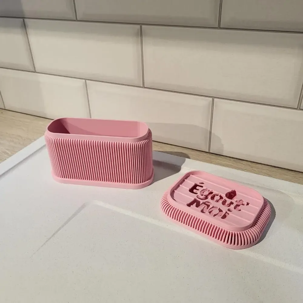 Egouttoirs - Porte éponge en impression 3D - Design et épuré pour la cuisine - CRÉA-TH