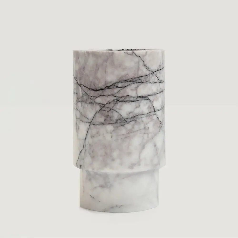 Plats et saladiers - WHITE LILAC MARBLE VASE - WINE COOLER - KIWANO CONCEPT