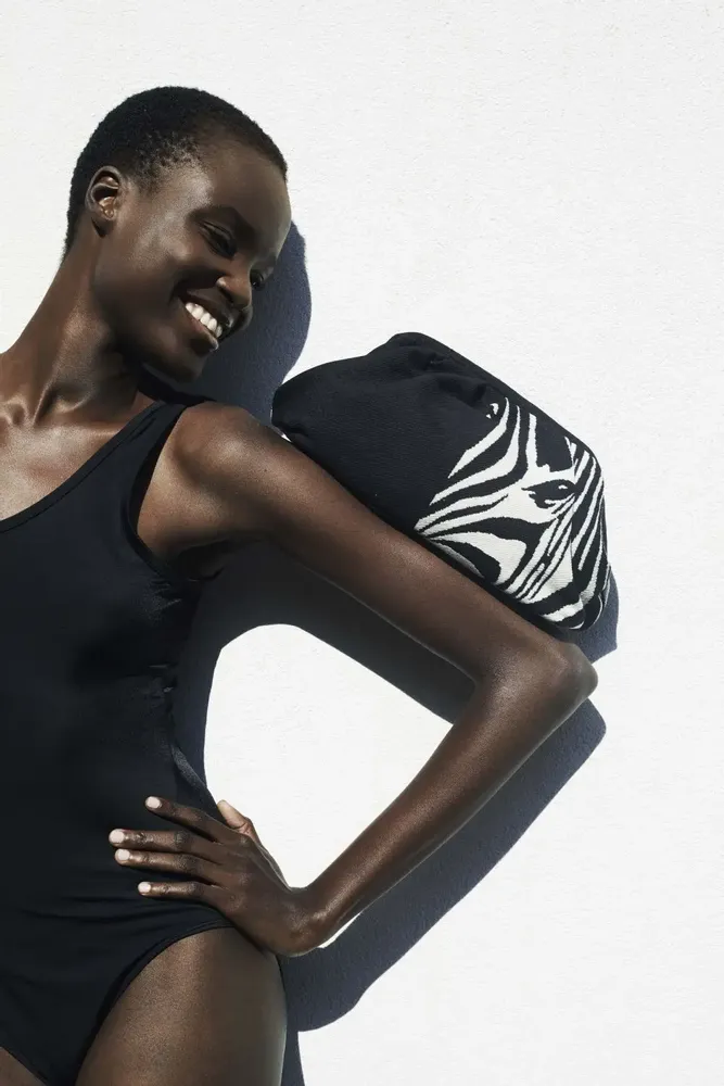 Bags and totes - Pouch zebra black - LOOMCODE