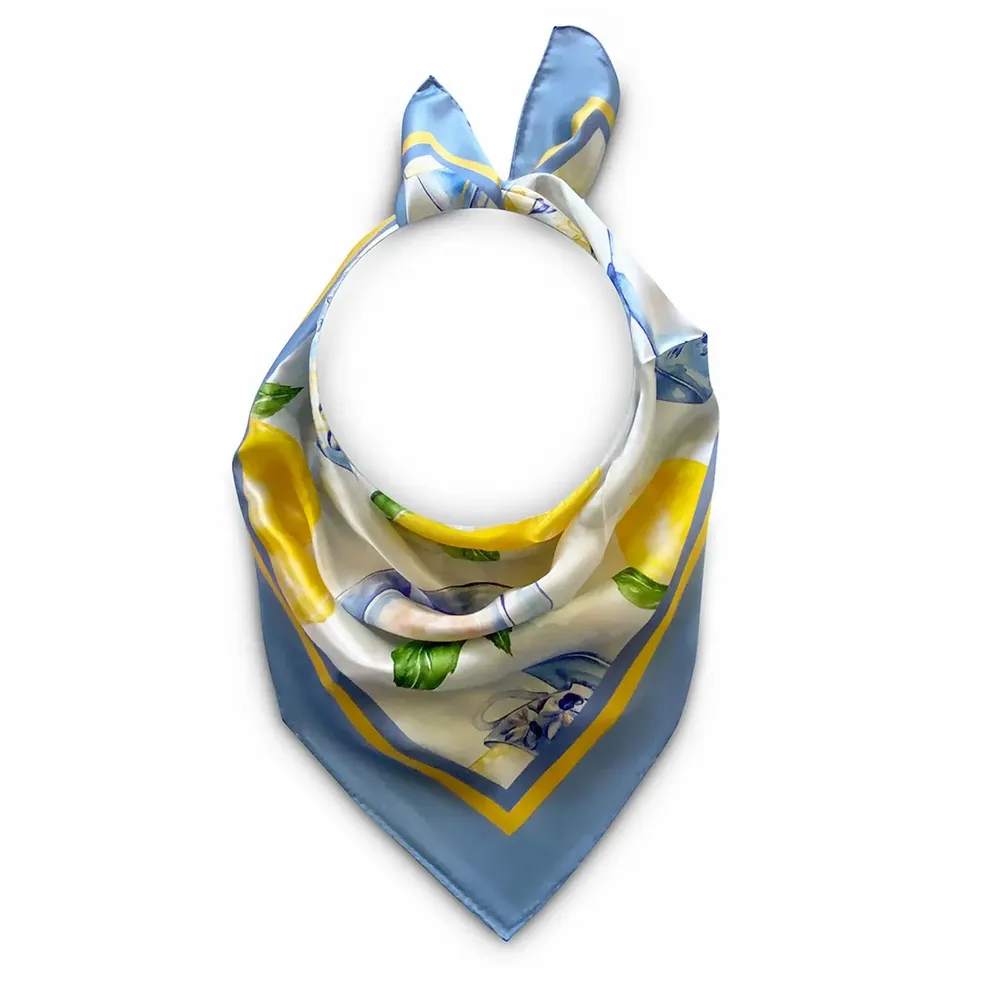 Scarves - Tea Time Scarf 70X70 CM - RALUFINEART