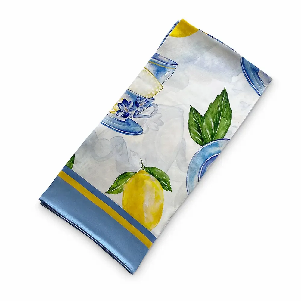 Scarves - Tea Time Scarf 70X70 CM - RALUFINEART