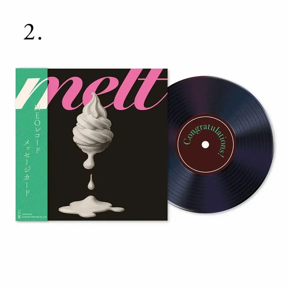 Carterie - Carte message NEO Records Vol.2 – 6 modèles - ICHIKUDO