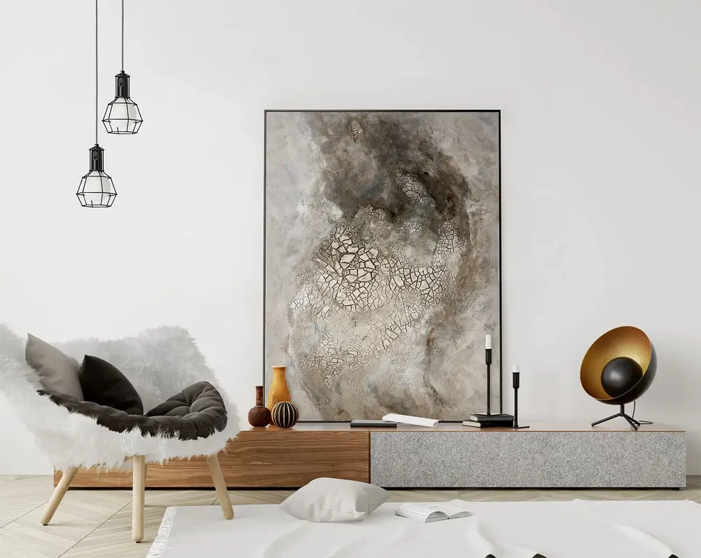 Panneaux séparateurs - 'Corfú' - Œuvre originale - 130x170cm. - PERSPECTIVA 10