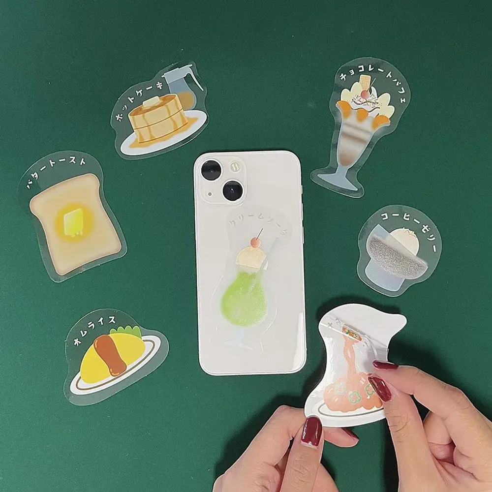 Papeterie - Static electricity stickers　Retro coffee shop series - ICHIKUDO