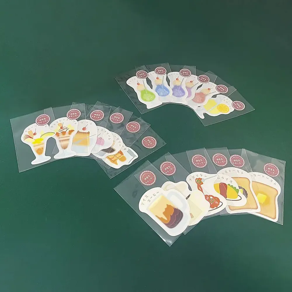 Papeterie - Static electricity stickers　Retro coffee shop series - ICHIKUDO