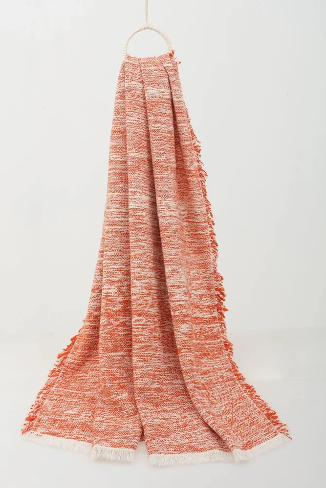 Plaids - Tibetan Cashmere Hand-Spun Pulu Dual-Tone Cape - SANDRIVER CASHMERE